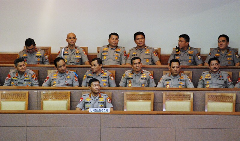 Komjen Idham Aziz Di Paripurna DPR