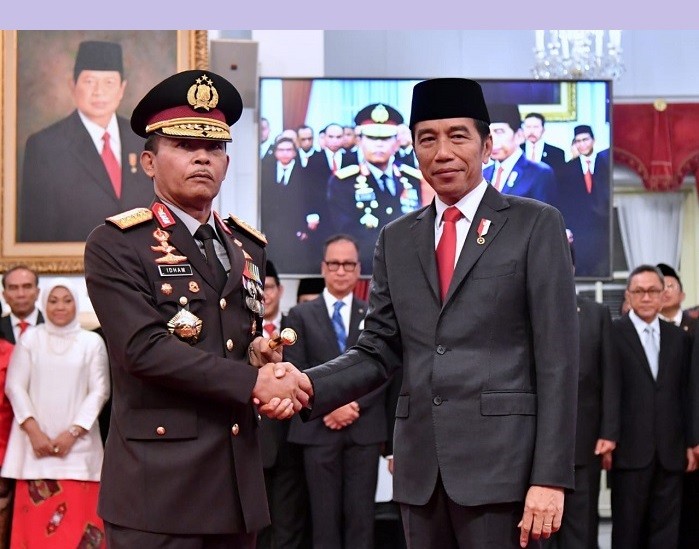 Dilantik Presiden Jokowi, Idham Aziz Resmi Jadi Kapolri