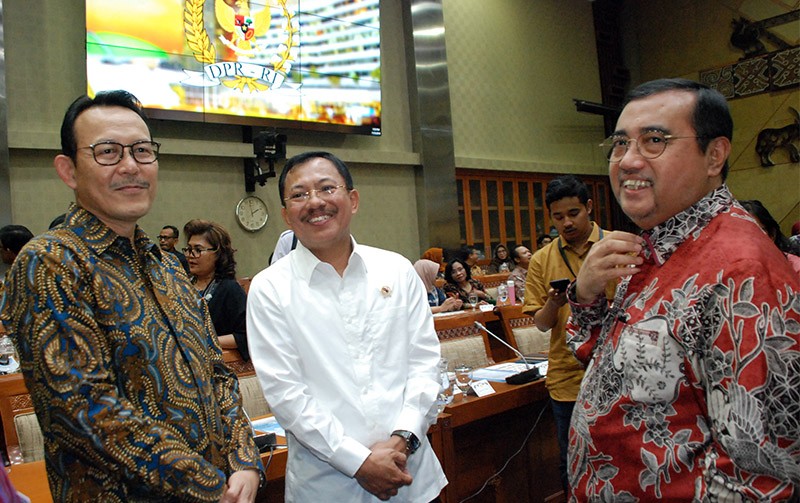Menkes dr. Terawan di Komisi IX DPR