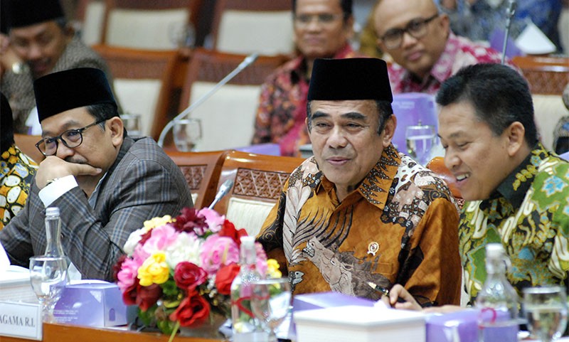 Menteri Agama RI Di Komisi VIII DPR