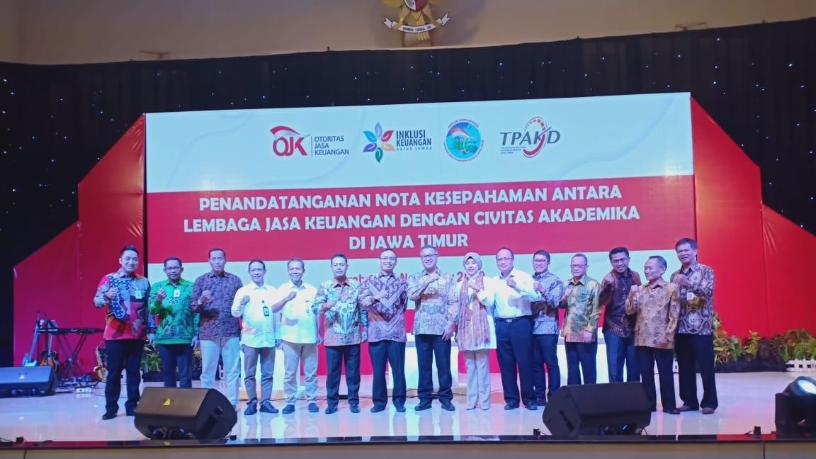 1000 Mahasiswa DiPETIK Keuangan OJK dan FK-LJKD Jatim