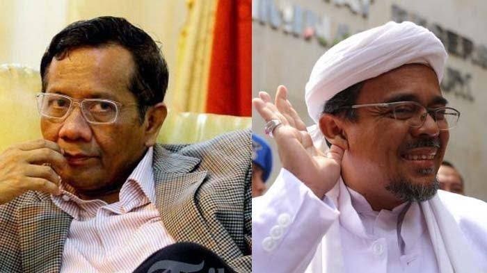 HRS Dicekal, Mahfud MD Minta Suratnya Dikirim ke Kantornya