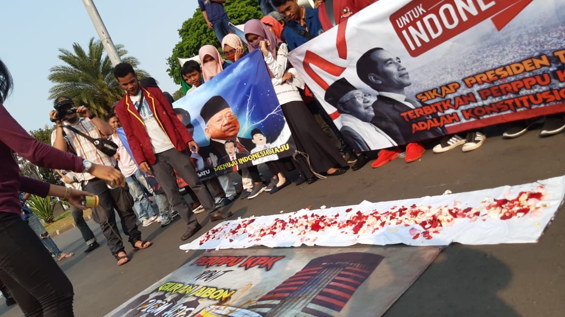 Aksi 11-11, ABM: Jangan Paksa-paksa Presiden Terbitkan Perppu KPK 