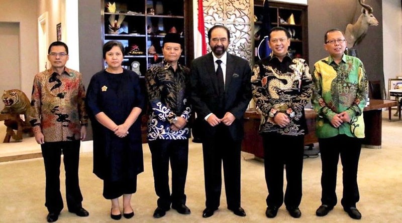 Pimpinan MPR Sambangi DPP Partai NasDem