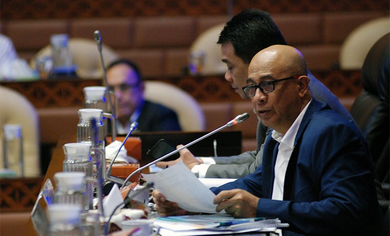 Ketua Komisi V DPR RI Syarif Abdullah Alkadrie Raker Dengan BNKG,BNPP (BASARNAS)