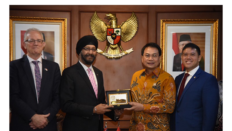 Wakil Ketua DPR RI Terima Kunjungan Parlemen Selandia Baru