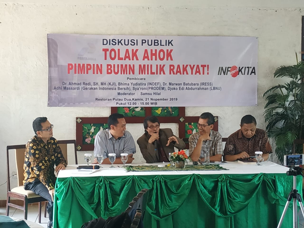 Bukti Ada, Marwan Batubara Harap Penegak Hukum Usut Kasus Ahok