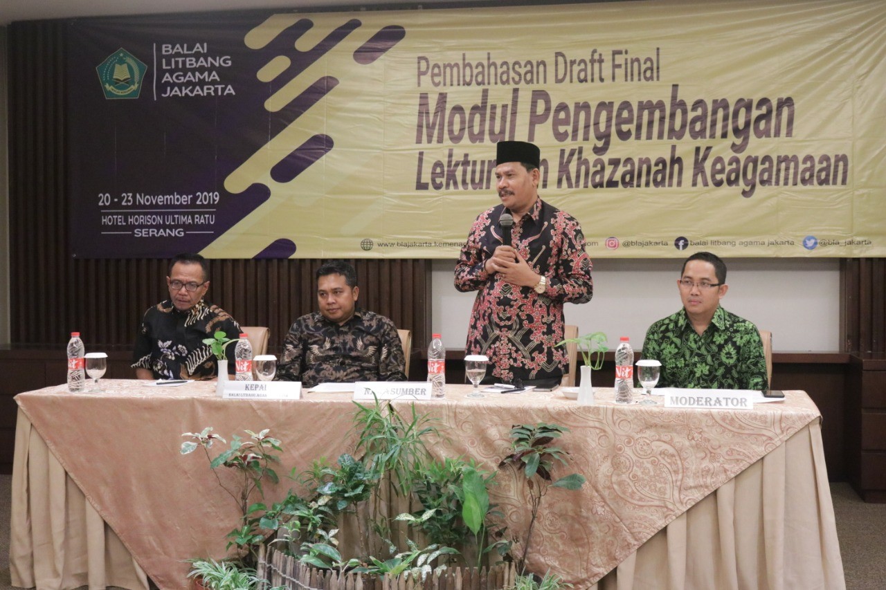 Kakanwil Menag Banten Harapkan Madrasah Jadi Pelestarian Tradisi Lisan