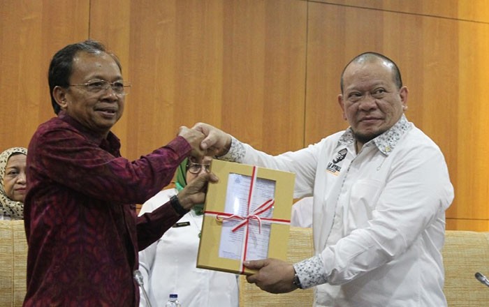 DPD RI Terima Dokumen RUU Provinsi Bali