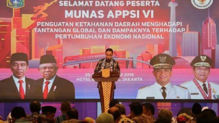 Anies Berharap Terjalin Sinergi Antara Pemerintah Pusat dan Daerah di Munas APPSI