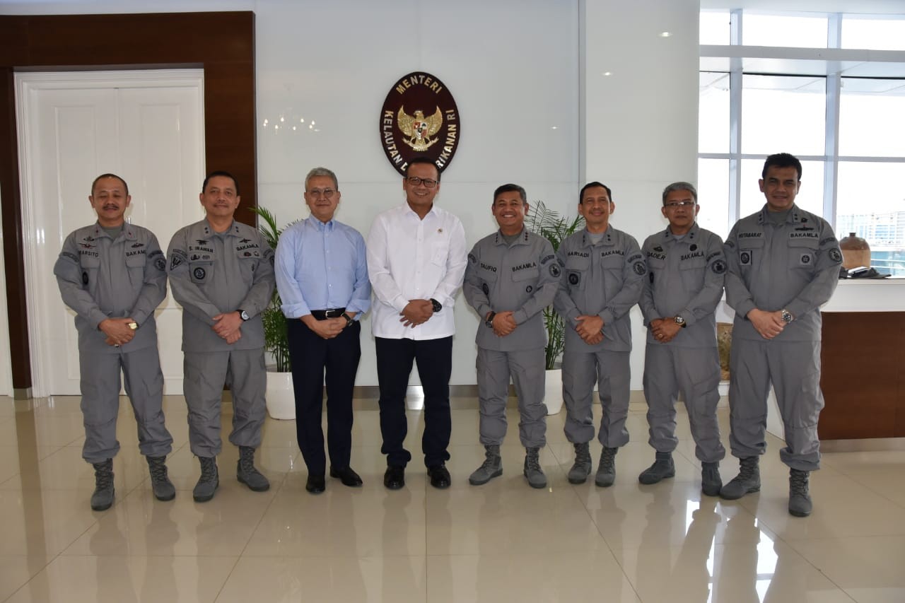 Mantapkan Operasi, Kepala Bakamla RI Lakukan Courtesy Call ke KKP