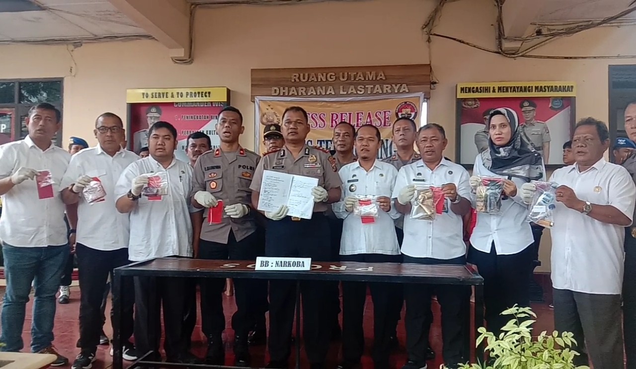 Dalam 1 Bulan ini,Polres Tebing Tinggi Ungkap 8 Tersangka Kasus Narkotika