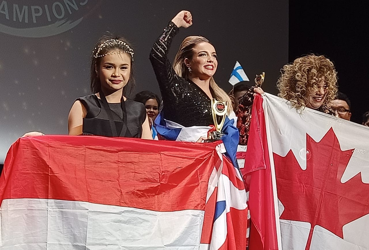 Olivia Ruth Juara Tiga Ajang Karaoke World Championship di Jepang