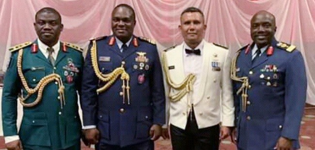Keluarga Presiden Nigeria Hadiri Acara Resepsi Diplomatik TNI