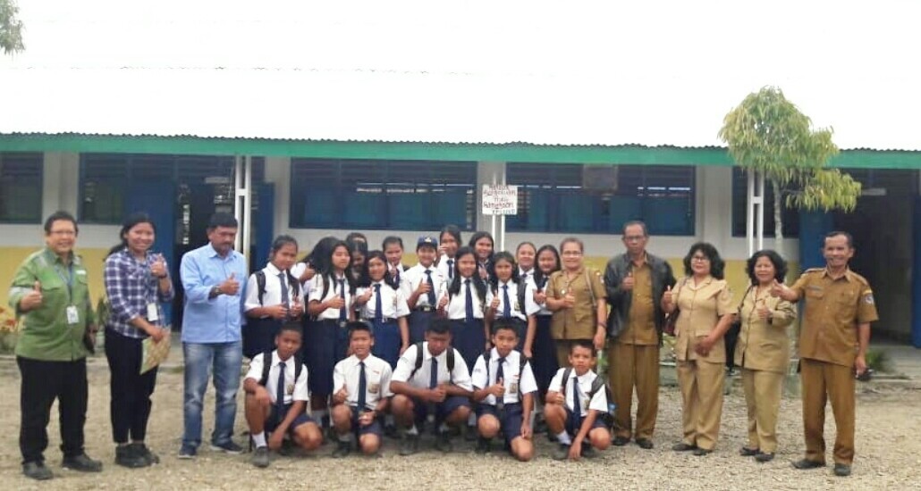 PT TPL Renovasi SMPN 1 Patene Porsea Berbiaya Rp 161.300.00