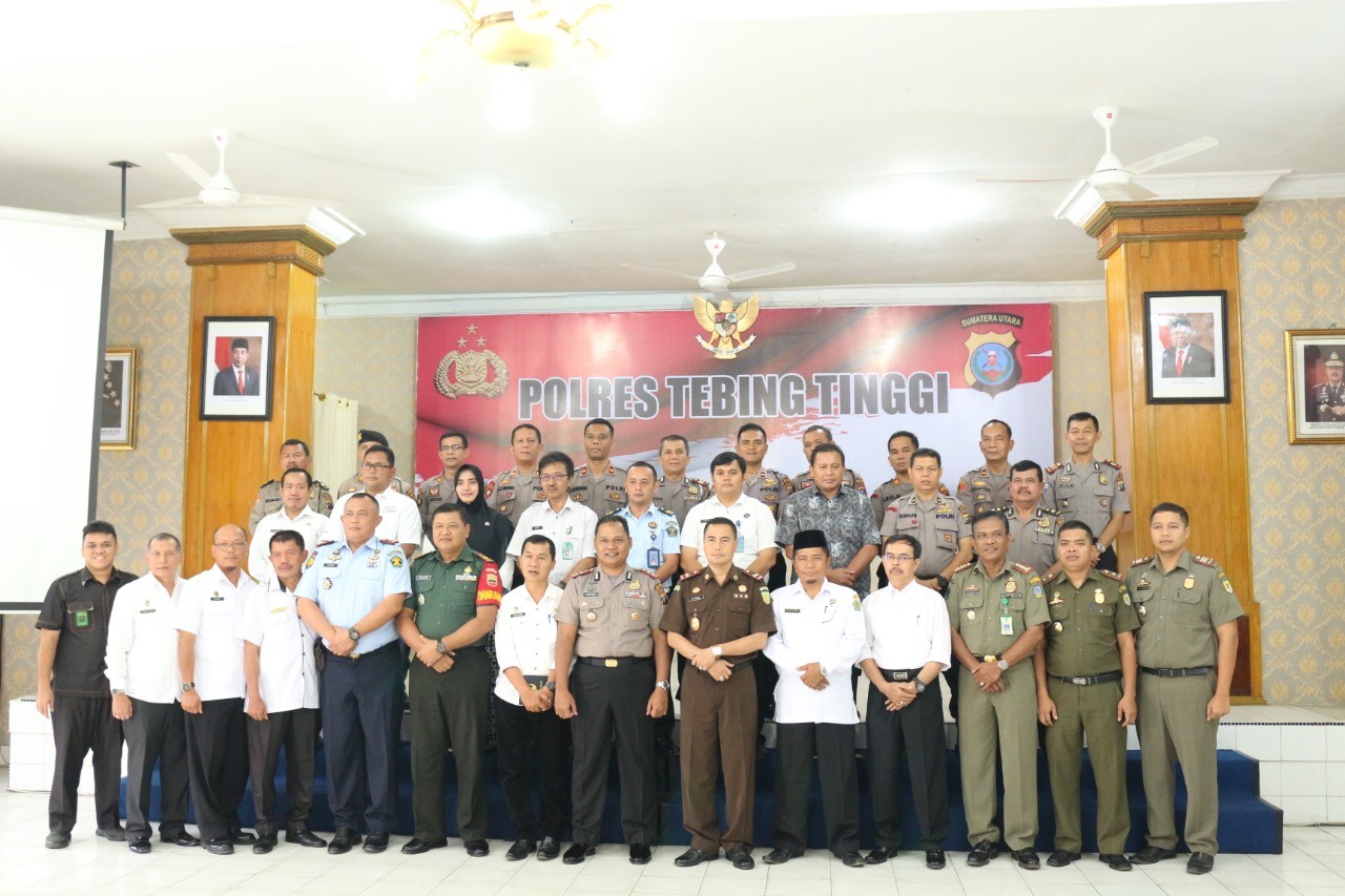 Polres Tebing Tinggi Melaksanakan Kegiatan Silaturahmi Bersama Forkopinda Kota Tebing Tinggi dan Kab.Sergai