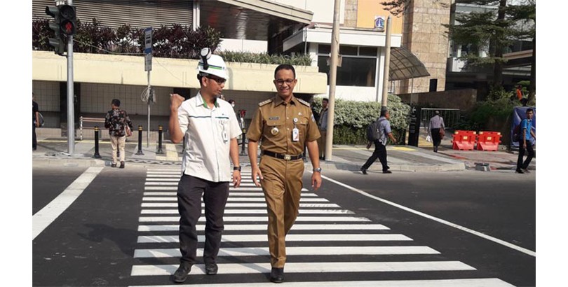 Jumlah Pejalan Kaki di Jakarta Paling Rendah se-Dunia
