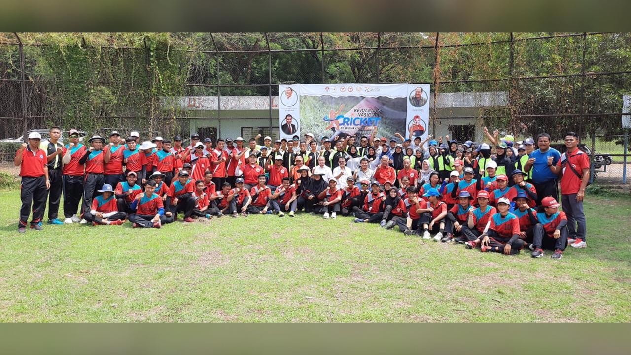 112 Atlet Ikuti Kejuaraan Nasional Olahraga Cricket U19 Tahun 2019