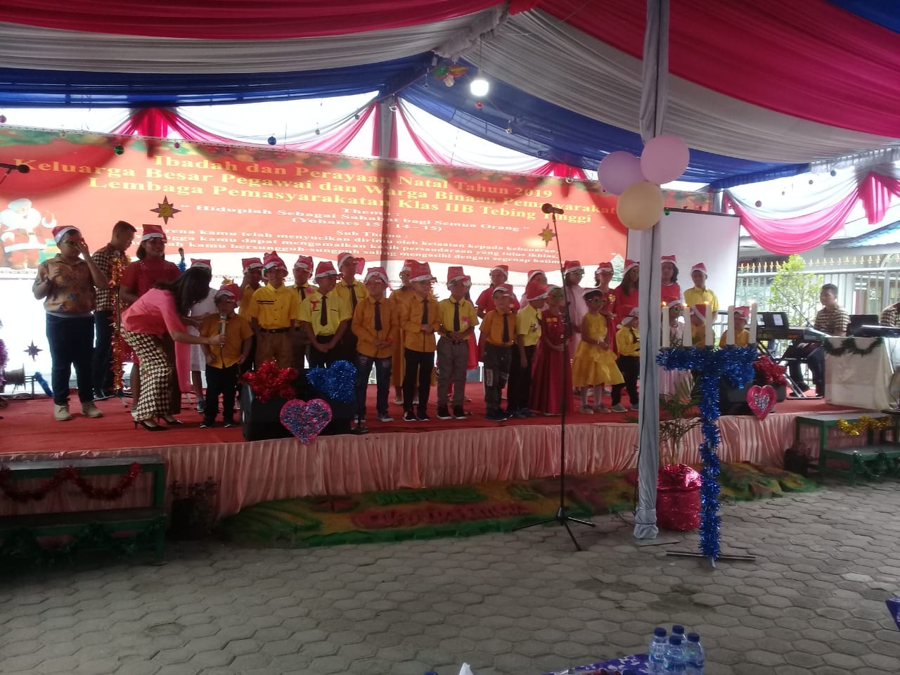 Natal Kelbes Lapas Tebing Tinggi Meriah