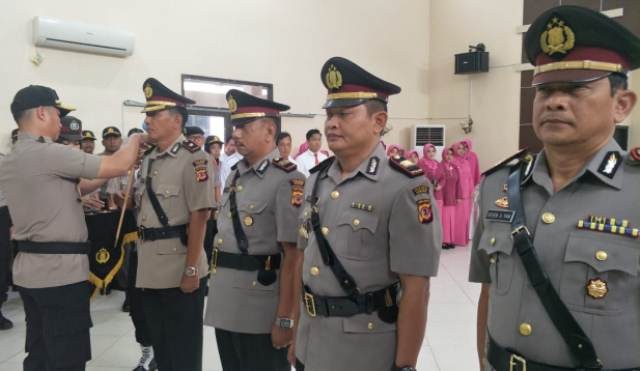 Polres Subang Gelar Sertjab Dua Perwira Jabatan Kapolsek  dan Kasat Reskrim 