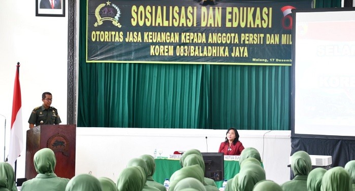 Gandeng OJK, Korem 083/Baladhika Jaya Berikan Edukasi Perlindungan Konsumen