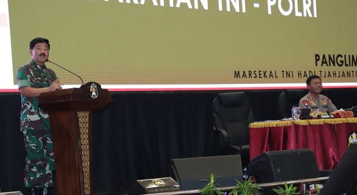 Panglima TNI : Sinergitas TNI-Polri Jamin Stabilitas Keamanan