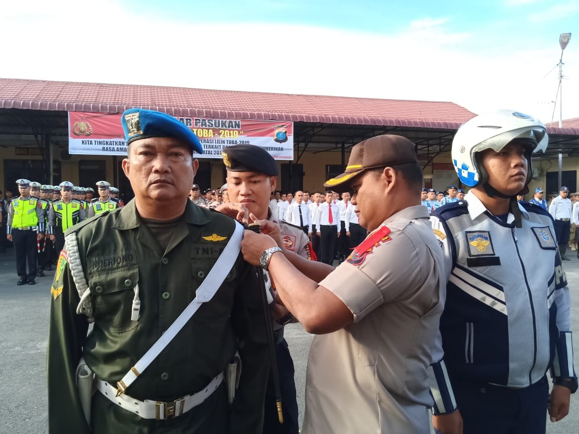 Polres Tebing Tinggi  Laksanakan Apel Gelar Pasukan Ops Lilin Toba  2019