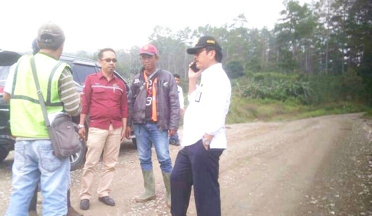 Sambut Nataru, Pengaspalan Jaling Simpang Palang-Sipanhan Bolom Digenjot