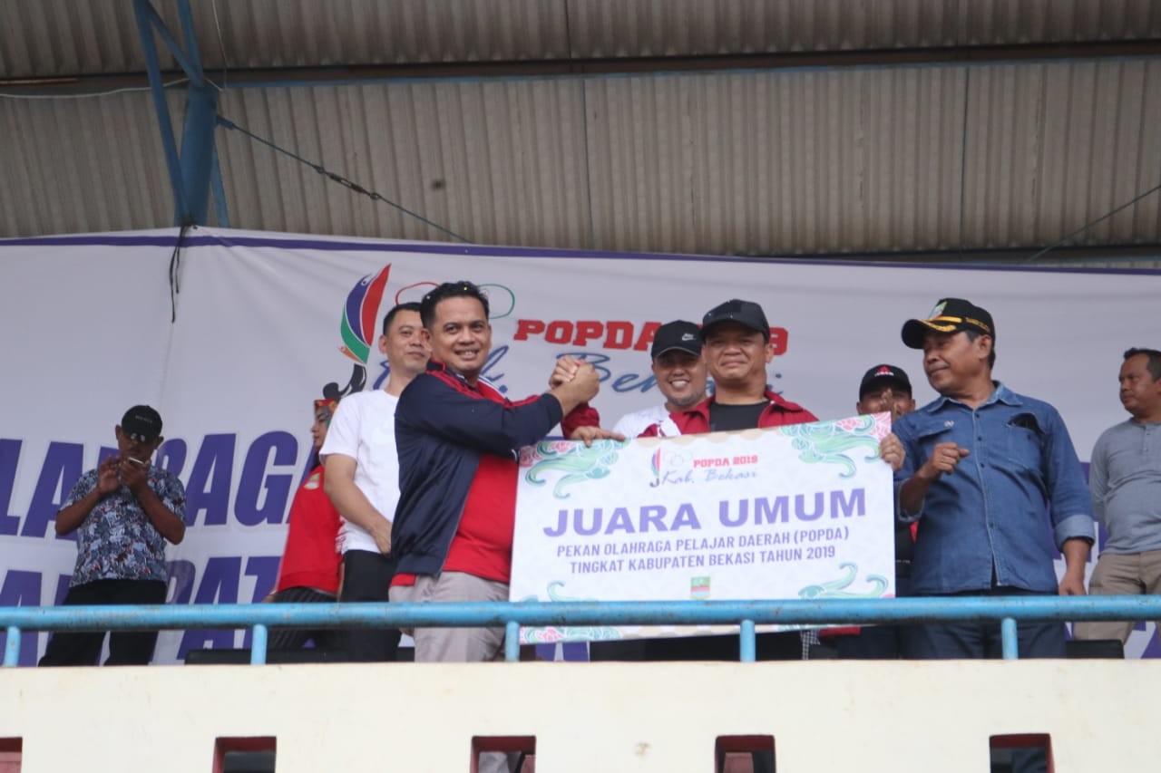 Tambun Selatan Raih Juara Umum Popda