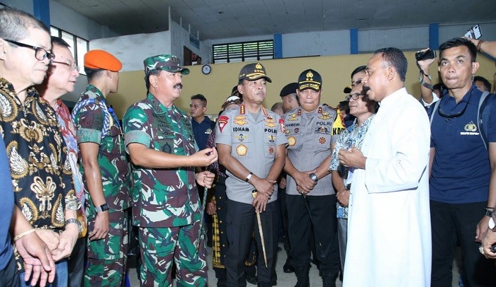 Panglima TNI dan Kapolri Tinjau Pengamanan Natal di Kupang