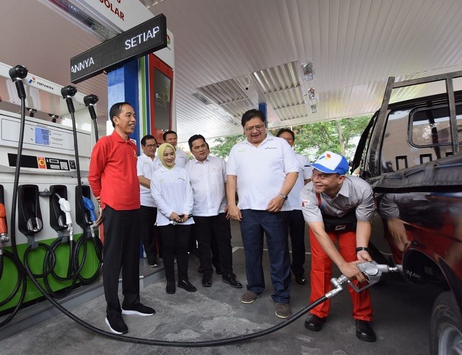 Resmikan Biodiesel 30, Jokowi: Jangan Lagi Deh, Diantara Kita Masih Suka Impor!