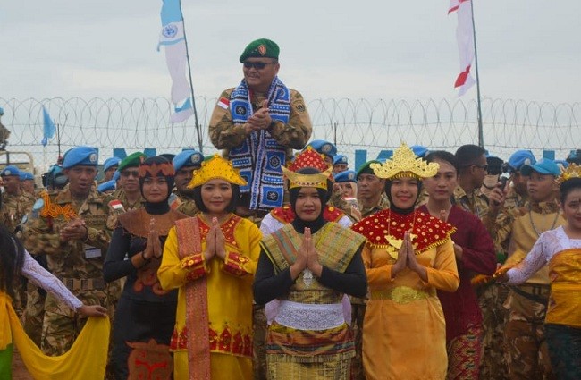Asops Kasad Kunjungi Kontingen Garuda XXXIX-B di Republik Demokratik Kongo