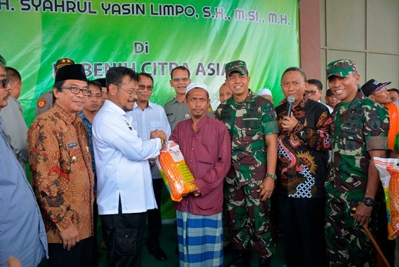 Kunker ke Jember, Mentan RI Syahrul Yasin Disambut Danrem dan Dandim