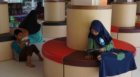 Libur Tiba, Kids Library Ramai Dikunjungi