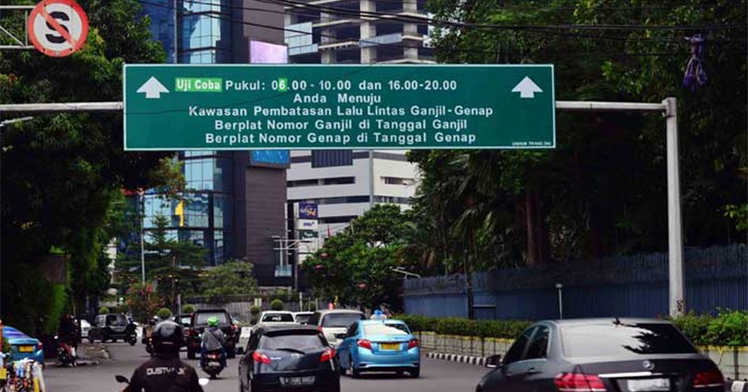 Ganjil Genap Tak Belaku Sore dan Malam Hari Ini