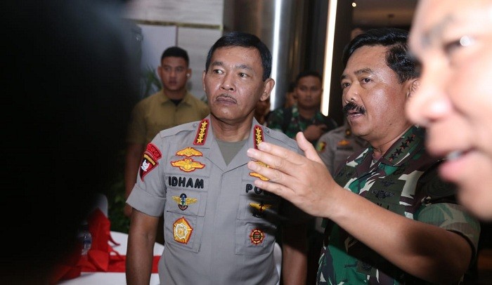 Panglima TNI dan Kapolri Pantau Pengamanan Malam Tahun Baru 2020