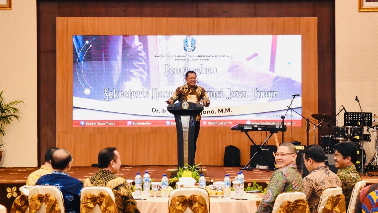 Sekda Heru Ingatkan BPSDM Jatim Tingkatkan Pelayanan Pendidikan