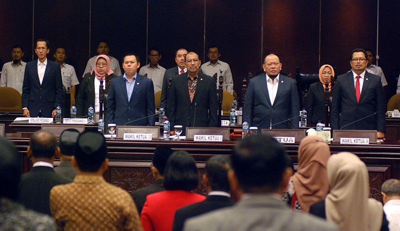 Sidang Paripurna DPD Tahun 2020, Soroti Musibah Banjir  Dan Naiknya Iuran BPJS