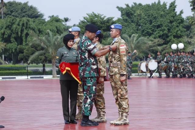 Panglima TNI: Bangga Keberhasilan Kontingan Garuda Mengemban tugas Pasukan Pemelihara Perdamaian