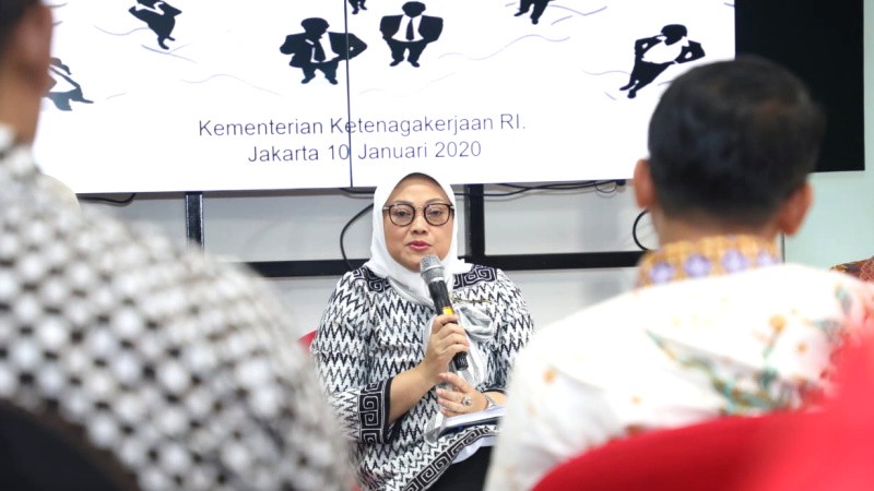 Soal Omnibus Law, Menaker Ida Fauziyah : Di Dada Kami Ada Buruh