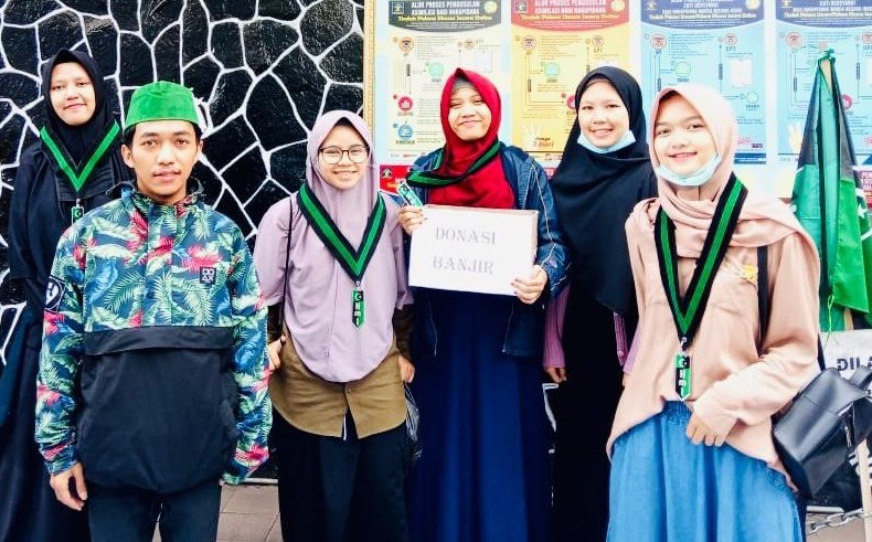 Bantu Korban Banjir Lebak, HMI STAIPI Garut Gelar Aksi Kemanusiaan