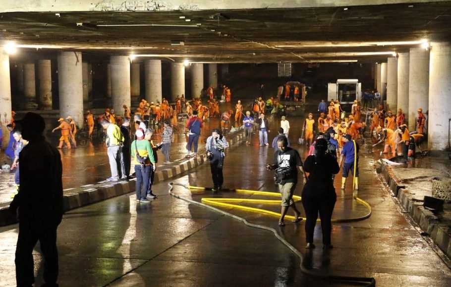Telah Surut, Gubernur DKI Pastikan Underpass Kemayoran Bisa Digunakan