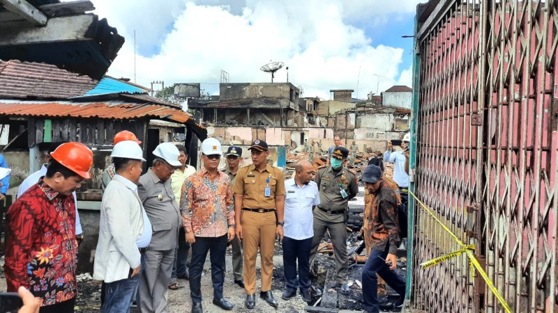 Komite II DPD RI Tinjau Korban Kebakaran Pasar Baru Tarakan