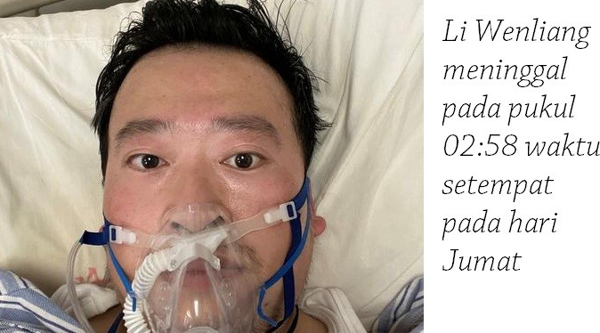 Dokter Yang Nyebarkan Desas Desus Corona Tewas,  Rakyat China  Marah