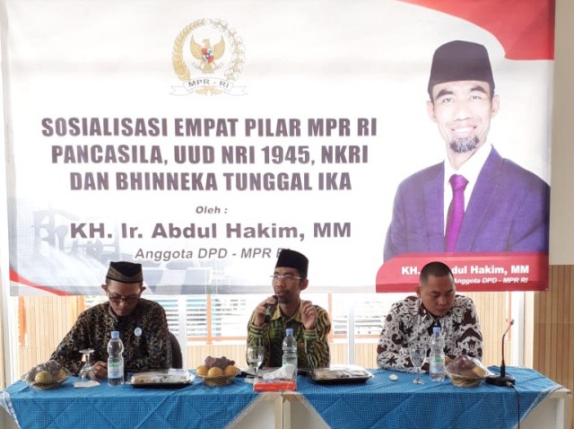 Sosialisai 4 Pilar MPR, Senator Lampung Abdul Hakim Ajak Pemuda Keluarkan Potensi Untuk Bangsa