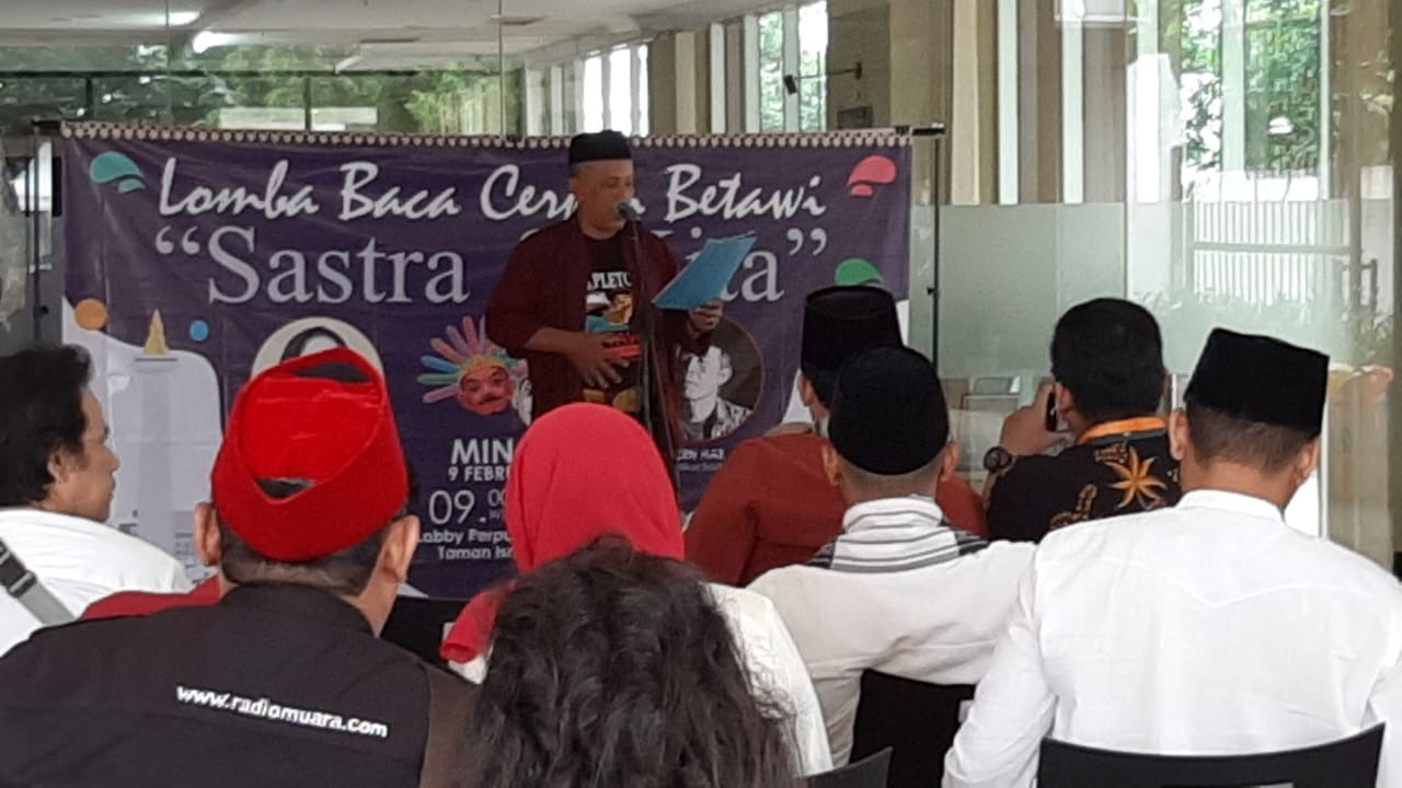 Lomba Baca Cerpen Betawi Diharap Bisa Gugah Minat Generasi Muda