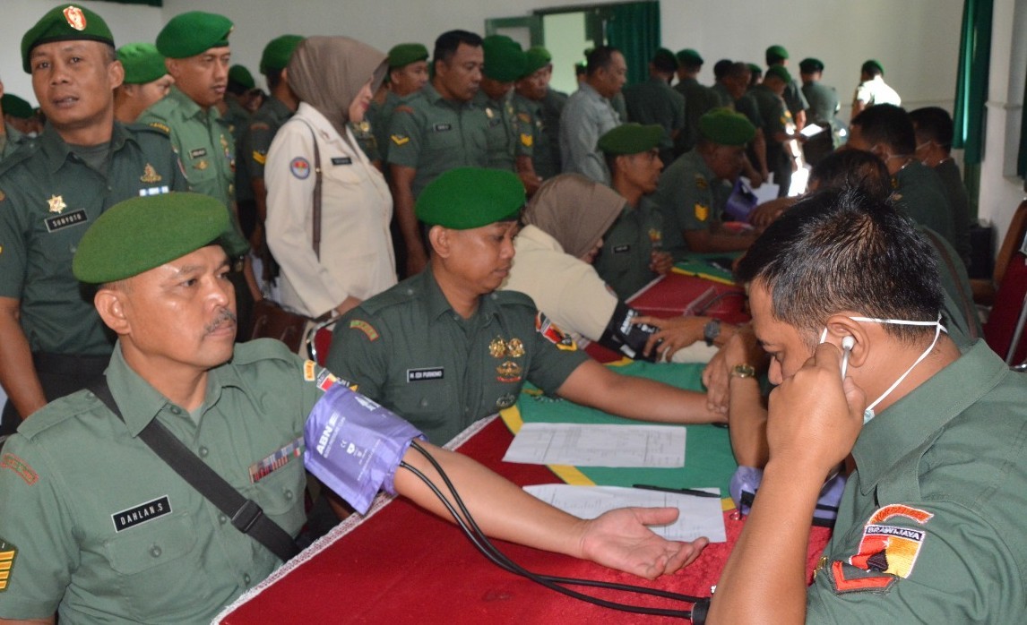 Ukur Kesehatan Prajurit, TNI Gelar Rikkes Berkala