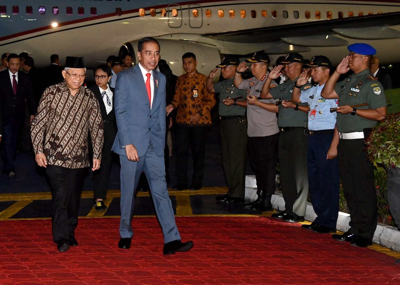 Presiden Jokowi Tiba di Indonesia Usai Lawatan ke Australia