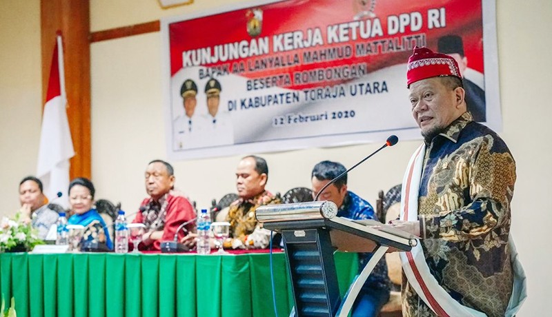LaNyalla Kunker  Ke Toraja Utara, Disambati Soal Sengketa Tanah Fasum