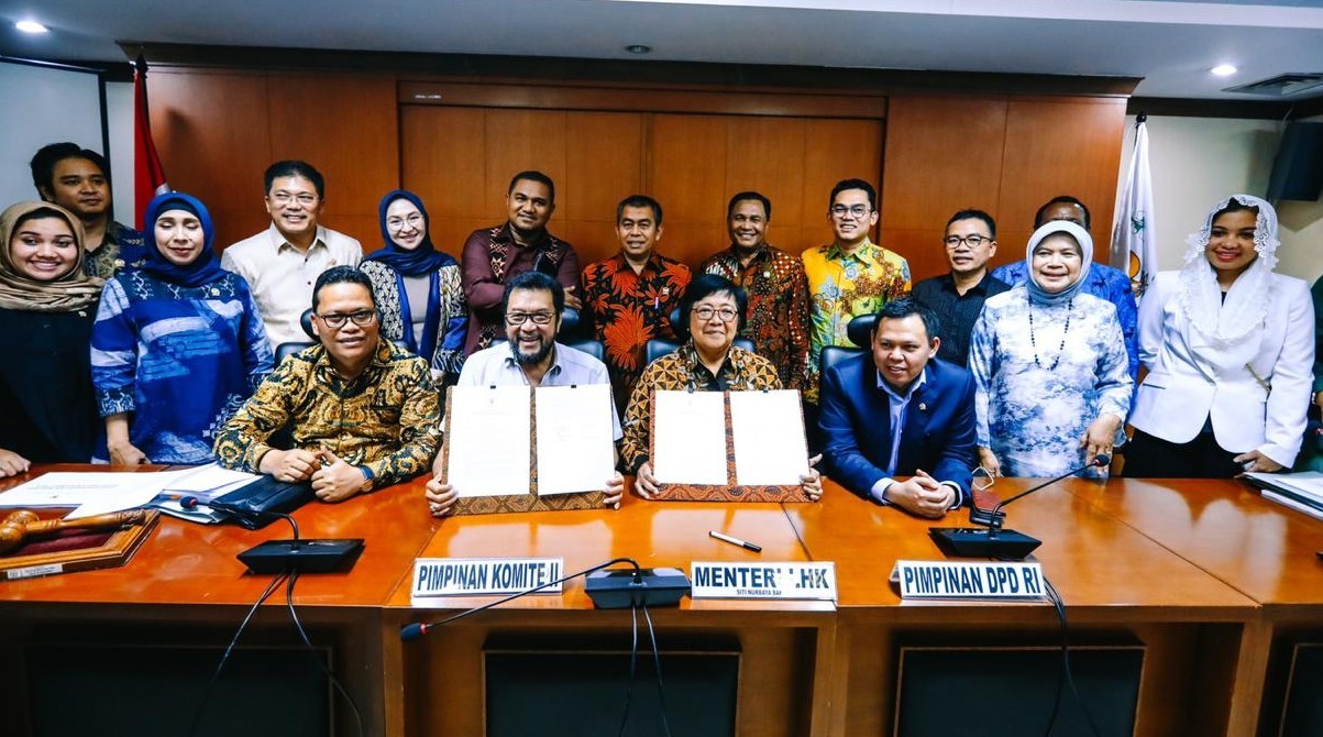 Komite II DPD RI Jalin Kerja Sama dengan Kementerian LHK Untuk Sejahterakan Daerah